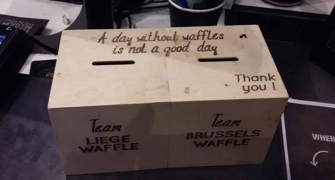 Liege or Brussels waffles