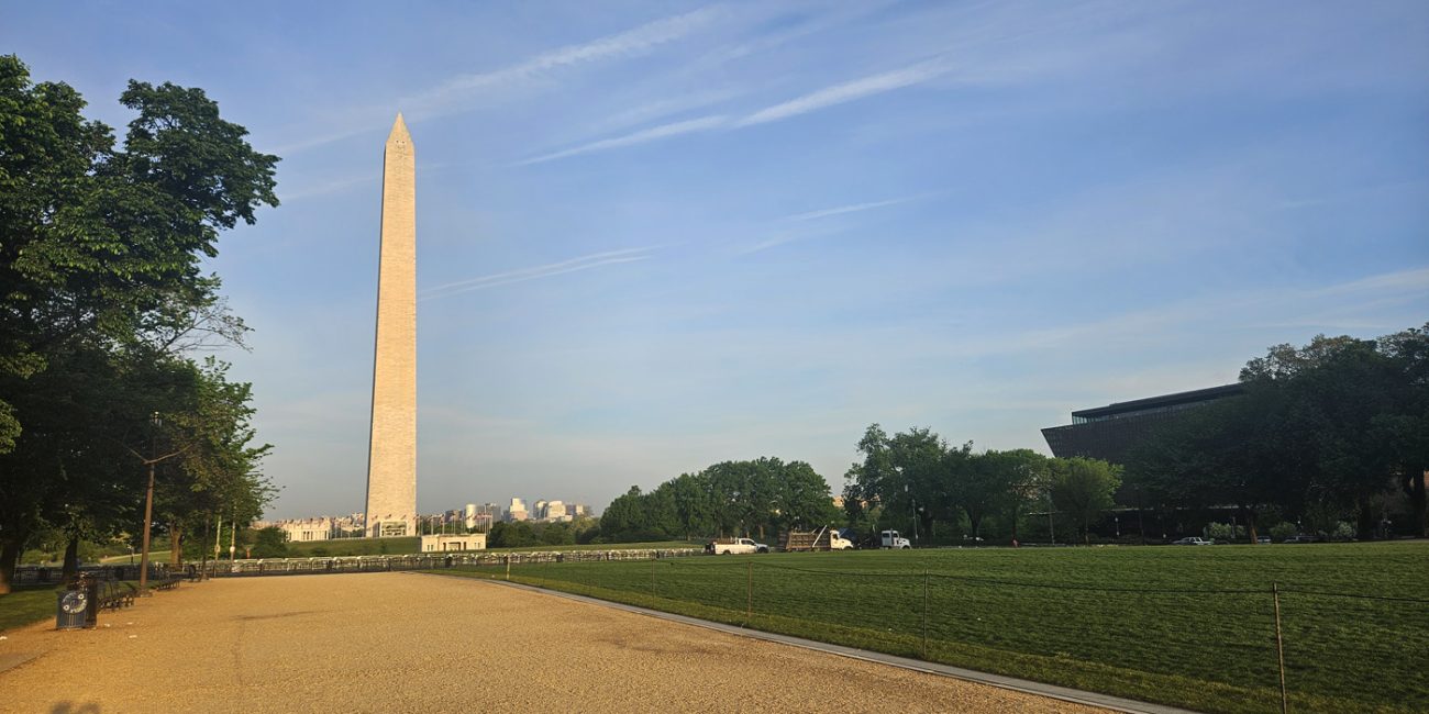 Washington Monument during SunRise