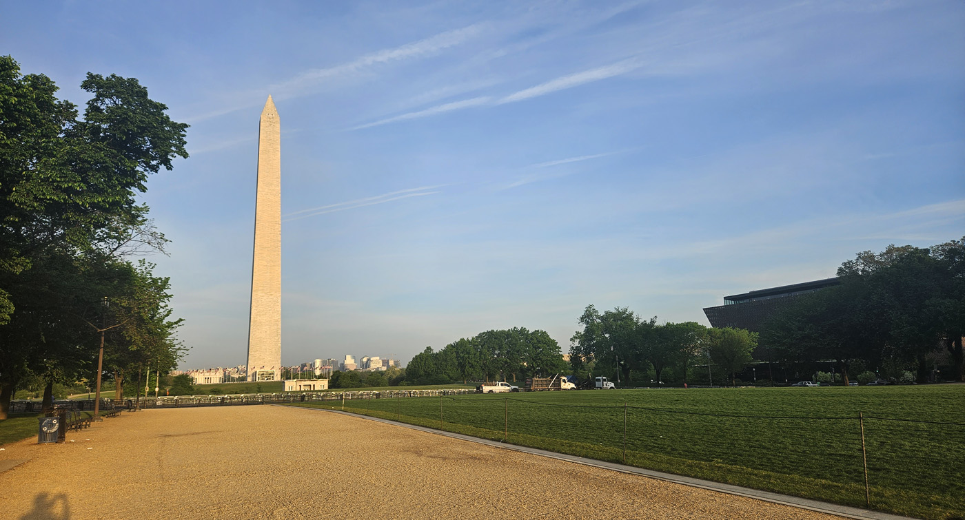 Washington Monument during SunRise